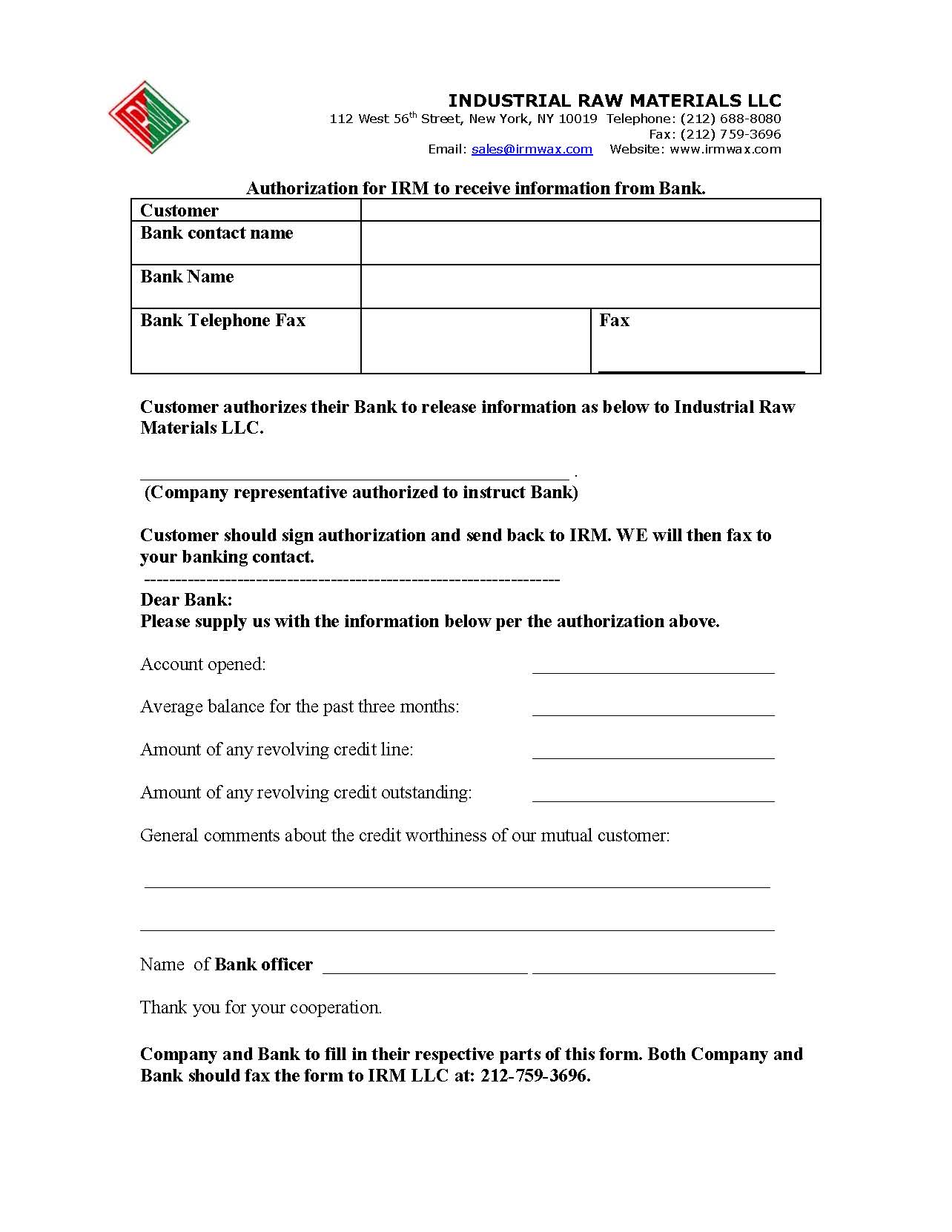 how to fill out credit reference form
